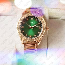 Fashion Luxury Women 36MM Watch Diamonds High Quality Designer Clock Quartz Imported Movement Waterproof Stainless Steel Strap Business Gifts Wristwatches