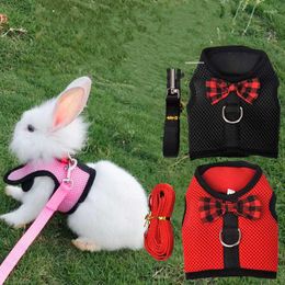 Dog Collars XS XXS XXXS Chihuahua Harness Vest And Leash Soft Mesh Clothes For Yorkie Maltese Cat Shih Tzu