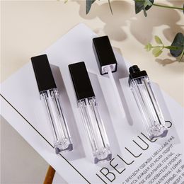 200pcs 5ml Lipstick Container Bottle With Crown Lid Transparent Lip Gloss Tube Balm Cosmetic Tube