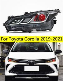 Full LED Head Lamp for Toyota Corolla 20 19-2021 DRL High Beam Front Lights Turn Signal Fog Headlights Assembly