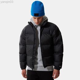Men's Jackets Winter New Brand Fashion Hip Hop Hat Classic Warm Casual Parakas Jacket Autumn Windproof Outfits Solid Color Parka Male L220830