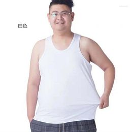 Men's Tank Tops 2022 Summer Men's Large Size High-Stretch Sleeveless Fertiliser 6XL Vest L04