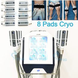 8 Cryo Plates Pads Body Shaping Cryoskin Fat Freezing Weight Loss Therapy Cool Pads Handles Cellulite Reduction