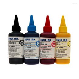 Ink Refill Kits 4 100ml Universal Refillable Pigment Kit For Inkjet Printers All Models CISS Cartridge Printer BK C M Y Colours
