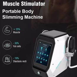 EMSlim Neo Slimming Machine Body Slim Sculpting Fat Burning Muscle Stimulation Equipment 2 Paddle Hiemt EMS Body Sculpt Electromagnetic Muscles Training Device