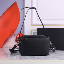 pra bag High Quality Leather Bag Women Messenger Handbag Small Square Calfskin Envelope Shoulder Bags Fashion Purse With Metal Lettering