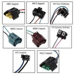 Lighting System 1 Pc H8/H4/H7/H11/9005/9006 Auto Car Halogen Bulb Socket Power Adapter Plug Connector Wiring Harness