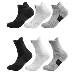 Men's Socks Men's Sports Towel Thick Basketball Sock Ankle Terry Winter Warm Men Large Size Cotton Short