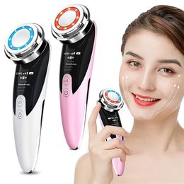 Face Massager Skin Rejuvenation Radio Frequency Mesotherapy LED Lifting Beauty Machine Vibration Wrinkle Removal Device 220829