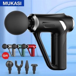 Full Body Massager SITUOFUN Massage Gun 32 Levels Deep Tissue Neck Body Back Muscle Sport Electric Pistol Massager Exercise Relaxation Pain Relief 220829