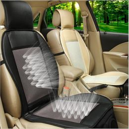 Seat Cushions Car Covers Cooling Fan 12V/24V Ventilation Cushion Summer Air Cooler Chair Auto Pad Automobile Interior Accessories