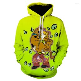 Men's Hoodies Hoodie Scooby 3d Printing Casual Boy Sportswear Cartoon Hooded Pullover