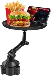 Drink Holder Car Cup Tray Trays For Eating With Cell Phone Slot Universal Strong Table Fit Vehicle Truck And All