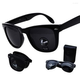 explosion proof boxes NZ - Sunglasses Collapsible Sports Box Safety Explosion-Proof Men Women Nail Glasses Convenient To Carry INS Fashion