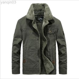 Men's Jackets Winter Large Size Loose Down Warm Parka High Quality Autumn Thicker 6XL L220830