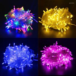 Strings LED Icicle String Lights Christmas Fairy Garland Outdoor Home For Wedding/Party/Curtain/Garden Decoration 220V EU/US Plug