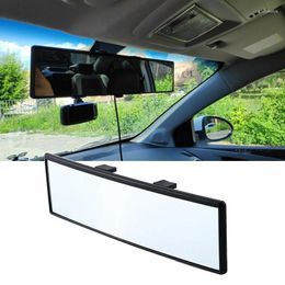 Interior Accessories Universal 300mm Panoramic Curve Convex Clip On Rear View Mirrors