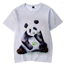 Magliette da uomo Arrivi estivi Stampa 3D Panda T-shirt Fashion Casual Harajuku Tshirt Trendy Menswear Camicia di design stile Entleman