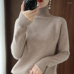 Women's Sweaters Women's Turtleneck Cashmere Sweater Women Winter Jumpers Knit Female Long Sleeve Thick Loose Pullover Women's