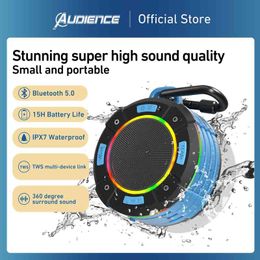 Portable Speakers Audience M13 Outdoor Wireless Bluetooth Stereo Portable Speaker Built-in Mic Shock Resistance IPX7 Waterproof Speaker with Bass T220831