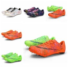 Scarpe antinfortunistiche Uomo Track Field Sprint Donna Spikes Sneakers Atleta Leggero Corsa Allenamento Racing Spike Sport Taglia 3545 220831