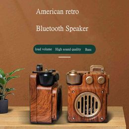 Portable Speakers Music Apollo A6 retro bluetooth portable subwoofer speaker mini TF card radio outdoor wireless small steel gun creative gift T220901