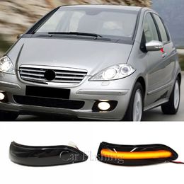 LED Dynamic Blinker Sequential Flashing Light Rearview Mirror Indicator Lamp For Mercedes Benz A B Class W169 W245 2004-2008