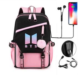 School Bags student schoolbag rechargeable backpack Sports Travel Backpack computer bag 220831