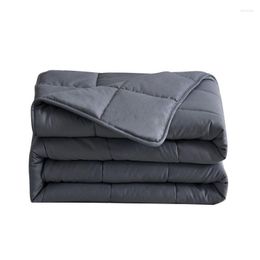 Blankets High Quality Cotton Weighted Blanket Environmentally Relieve Stress Anxiety Disorders 7/10/15lb Heavy