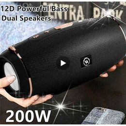 Speakers Portable Radio Powerful Subwoofer FM Wireless Caixa De Som Bluetooth Speaker Music Sound Box Blutooth For Large High Power Bass T220906
