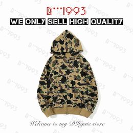 designer top crafted Mens Hoodies Men Women Stylist shark full zip tie dye hoodie jacket Colour grid sta camo sweatshirt Fashion Luminous camouflage tiger hoody H1-5