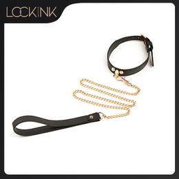 Beauty Items PU Leather Slave Collar BDSM Bondage Dog Neck Harness Adult sexy Products For Woman Men Couples SM Games Gay Erotic Shop