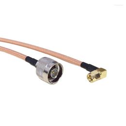 Lighting Accessories High Quality Low Loss N Male Plug Switch SMA Right Angle RA Pigtail Cable RG142 50CM/100CM Adapter