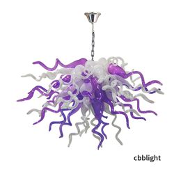 100% Hand Blown Chandelier Light Mordern Pendant Lamps Murano Style Glass Chandeliers Hanging Fixtures Stained glass lamp LR1483