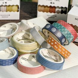 Gift Wrap 5Rolls/Set Stationary Supplies Masking Tape Adhesive Stickers Scrapbooking DIY Decorative Washi