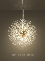 Christmas Decorations Light Luxury Chandelier Dining-Room Lamp Artistic Creative Personalized Lighting Bedroom Living Room Dandelion Lamps