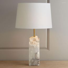 Table Lamps Nordic Marble Lamp Modern Living Room Bedroom Bedside Study Bed Decoration