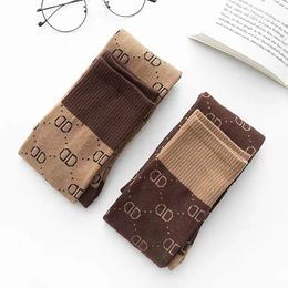 designer socks for men women chaussette luxe letter comfortable knee leg streetwear sock