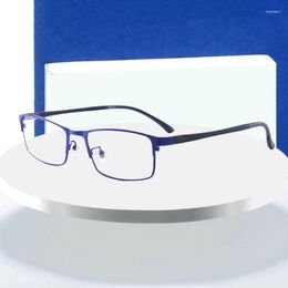 Sunglasses Frames Full Rim Alloy Frame Glasses For Man Business Style Square Shape Upsale Ultra Light Myopia Spectacles