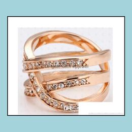 Band Rings Rings Beautifly Rose Gold Bands Dress 18K Diamond Engagement Sier Fashion Masonic Drop Delivery 2021 Jewellery Vipjewel Dhq9H