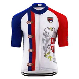 Serbia Men Cycling Jersey 2024 MTB Maillot Bike Shirt Downhill Jersey High Quality Pro Team Tricota Mountain Bicycle Clothing