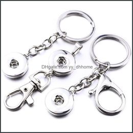 Key Rings Noosa Snap Button Jewellery 18Mm Buttons Key Chains Ring For Men Women Ginger Snaps Drop Delivery 2021 Dhseller2010 Dhile
