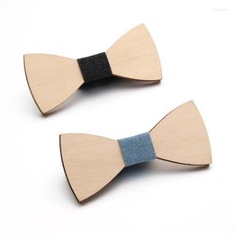 Bow Ties Foreign Trade Spot DIY Men's Solid Wood Tie European And American For Men