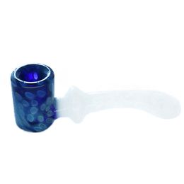 Latest Colourful Pipes Bubble Decorate Pyrex Thick Glass Tube Handpipe Portable Handmade Dry Herb Tobacco Oil Rigs Philtre Bong Hand Smoking DHL Free