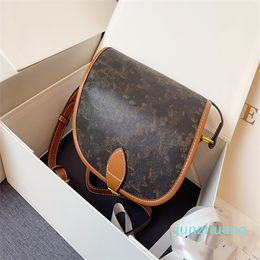 Luxury designer calfskin triomphes bags messenger bags canvas and leather handbags stylish shoulder bag 2022