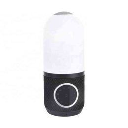 Portable Speakers Portable White Noise Sleep Night Light Speaker with Camping Light Bulb Lamp USB 5V/500 Mah T220831