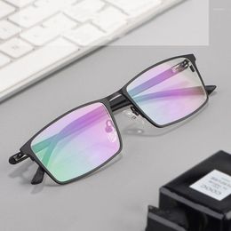 Sunglasses Frames Alloy Glasses Frame Full Rim Eye Men Style Rectangle Eyewear Shortsighted Spectacles Selling Prescription