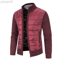 Men's Sweaters Men Winter Jackets Sweater Coats Vest Sweaters Good Quality Male Stand-Up Collar Casual Vest Slim Fit Sweaters Size 3XL L220831