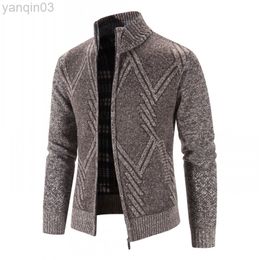 Men's Sweaters Winter Jackets Men Cardigans Sweater Coats High Quality Male Stand-Up Collar Casual Vests Slim Fit Warm Sweaters Size 4XL L220831