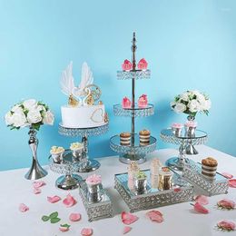 Bakeware Tools 9pcs Cake Stands For Party Events On Sales Decorative Wedding Decoration Table Birthday Names Decorations